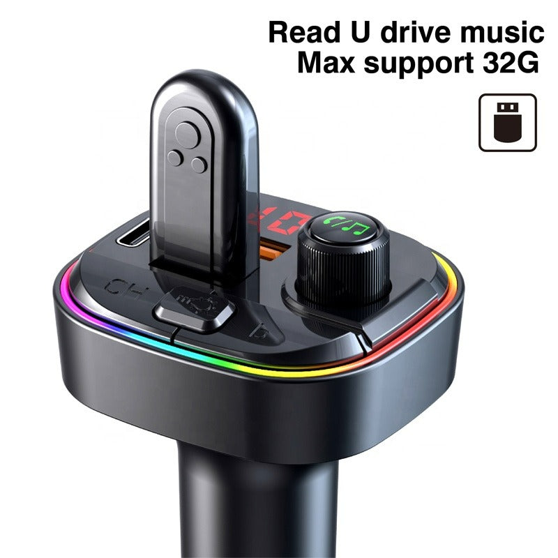 Bluetooth Car Wireless Phone Charger Transmitter FM Radio iPhone Typc C charger Bluetooth Car Wireless Phone Charger Transmitter FM Radio iPhone Typc C charger